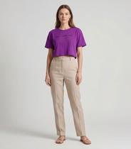 Blusa Feminina em Molecotton Viscose Infinita Cor Roxo Blusa Feminina em Molecotton Viscose Infinita Cor Roxo
