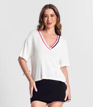 Blusa Feminina Em Visco Tricot Rovitex Bege