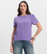 Blusa Feminina Em Viscose Infinita Cor Roxo Blusa Feminina Em Viscose Infinita Cor Roxo
