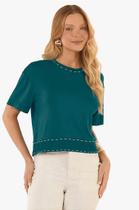 Blusa Feminina em Viscotorcion com Modelagem Box - Rovitex Blusa Feminina em Viscotorcion com Modelagem Box - Rovitex