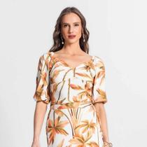 Blusa Feminina EndlessManga 3/4 Viscose Creponada Blusa Feminina EndlessManga 3/4 Viscose Creponada