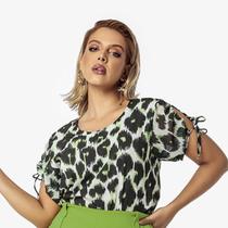 Blusa Feminina Estampa Animal Print