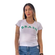 Blusa Feminina estampa Brasil Copa 2022