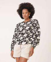Blusa Feminina Estampa Floral Manga Longa Marisa-74478