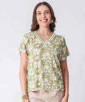 Blusa Feminina Estampa Flores Marisa-01073 Blusa Feminina Estampa Flores Marisa-01073