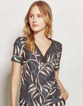 Blusa Feminina Estampa Folhagem