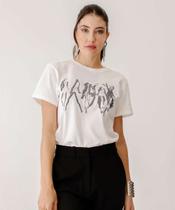 Blusa Feminina Estampa Frontal Manga Curta Marisa-10072