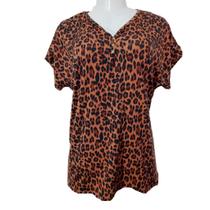 Blusa Feminina Estampada Animal Print Manga Curta Conforto e Estilo para Todas as Ocasiões Blusa Feminina Estampada Animal Print Manga Curta Conforto e Estilo para Todas as Ocasiões