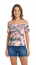 Blusa Feminina Estampada Ciganinha Viscose