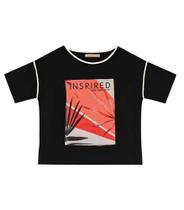 Blusa Feminina Estampada Endlees Preto - Endless Blusa Feminina Estampada Endlees Preto - Endless
