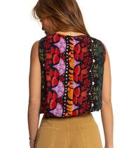 Blusa Feminina Estampada Endless Preto