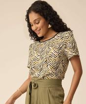 Blusa Feminina Estampada Manga Curta Marisa-72974