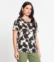 Blusa Feminina Estampada Rovitex Branco