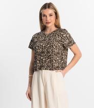 Blusa Feminina Estampada Select Bege