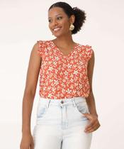 Blusa Feminina Estampada Sem Manga Marisa-38000