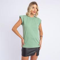 Blusa Feminina Evangelica Social Algodão Muscle Tee Chique