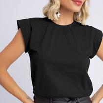 Blusa Feminina Evangelica Social Algodão Muscle Tee Chique