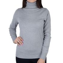 Blusa Feminina Facinelli By Mooncity Cinza Claro - 650946 Blusa Feminina Facinelli By Mooncity Cinza Claro - 650946