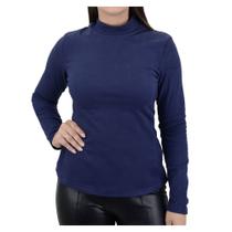 Blusa Feminina Facinelli By Mooncity Fleece Marinho - 670356
