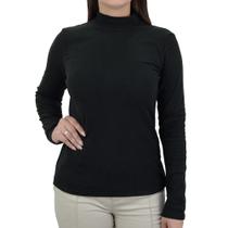 Blusa Feminina Facinelli By Mooncity Fleece Preta - 670356