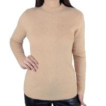 Blusa Feminina Facinelli By Mooncity Lã Bege Areia - 651232 Blusa Feminina Facinelli By Mooncity Lã Bege Areia - 651232