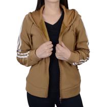 Blusa Feminina Facinelli By Mooncity Moletom Marrom Kaqui - 670329 Blusa Feminina Facinelli By Mooncity Moletom Marrom Kaqui - 670329