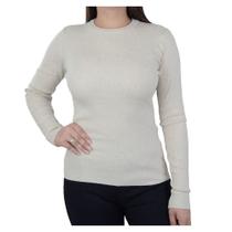 Blusa Feminina Facinelli By Mooncity Tricot Areia - 651120