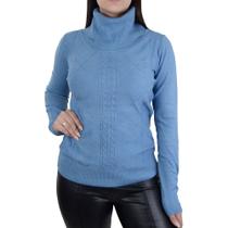 Blusa Feminina Facinelli By Mooncity Tricot Azul - 651032