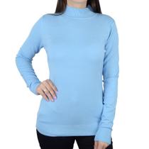 Blusa Feminina Facinelli By Mooncity Tricot Azul Claro - 650945