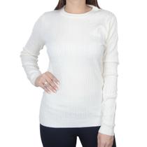 Blusa Feminina Facinelli By Mooncity Tricot Branca - 650927