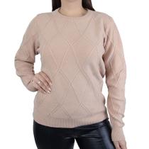 Blusa Feminina Facinelli By Mooncity Tricot Camel - 651107