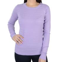 Blusa Feminina Facinelli By Mooncity Tricot Lavanda Lilás - 651016