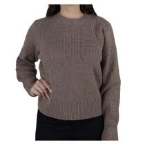 Blusa Feminina Facinelli By Mooncity Tricot Marrom - 651241