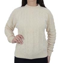 Blusa Feminina Facinelli By Mooncity Tricot Off White - 65 Blusa Feminina Facinelli By Mooncity Tricot Off White - 65