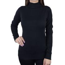Blusa Feminina Facinelli By Mooncity Tricot Preta - 650945