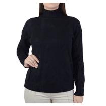 Blusa Feminina Facinelli By Mooncity Tricot Preta - 650951