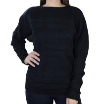 Blusa Feminina Facinelli By Mooncity Tricot Preta - 650952
