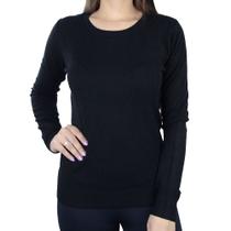 Blusa Feminina Facinelli By Mooncity Tricot Preta - 651013