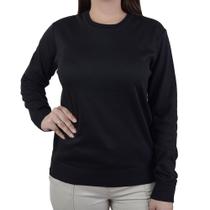 Blusa Feminina Facinelli By Mooncity Tricot Preta - 651039