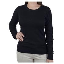 Blusa Feminina Facinelli By Mooncity Tricot Preta - 651074