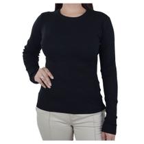 Blusa Feminina Facinelli By Mooncity Tricot Preta - 651120