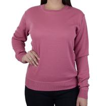 Blusa Feminina Facinelli By Mooncity Tricot Rosa - 651039