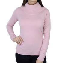 Blusa Feminina Facinelli By Mooncity Tricot Rosa Claro - 650968