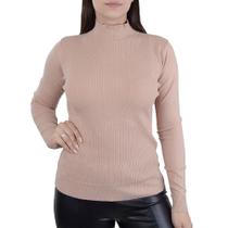 Blusa Feminina Facinelli By Mooncity Tricot Rose - 651096