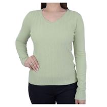 Blusa Feminina Facinelli By Mooncity Tricot Verde - 651087