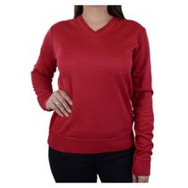 Blusa Feminina Facinelli By Mooncity Tricot Vermelha 651040