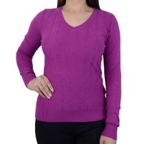 Blusa Feminina Facinelli By Mooncity Tricot Violeta - 651089