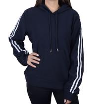 Blusa Feminina Facinelli City Lady Moletom Plus Size Azul Marinho - 678036