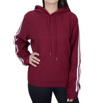 Blusa Feminina Facinelli City Lady Moletom Plus Size Vinho Bordô - 678036 Blusa Feminina Facinelli City Lady Moletom Plus Size Vinho Bordô - 678036