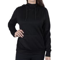 Blusa Feminina Facinelli Moletom Com Capuz Preta - 6703 Blusa Feminina Facinelli Moletom Com Capuz Preta - 6703